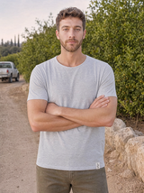 צווארון דק | אפור בהיר